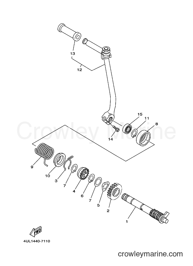 Yamaha Motors T105E (4YS1) [010] - STARTER