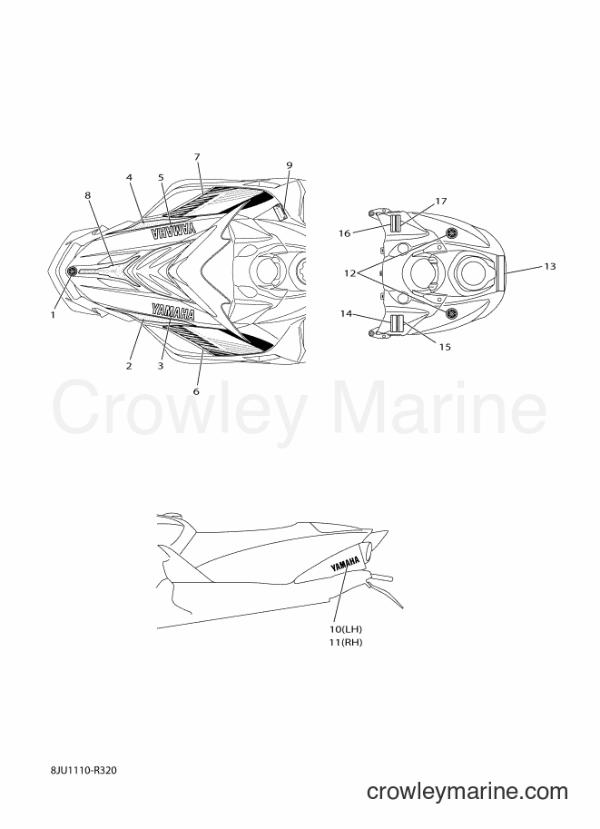 Yamaha Motors RS10ST2 (8LD1) [020] - EMBLEM