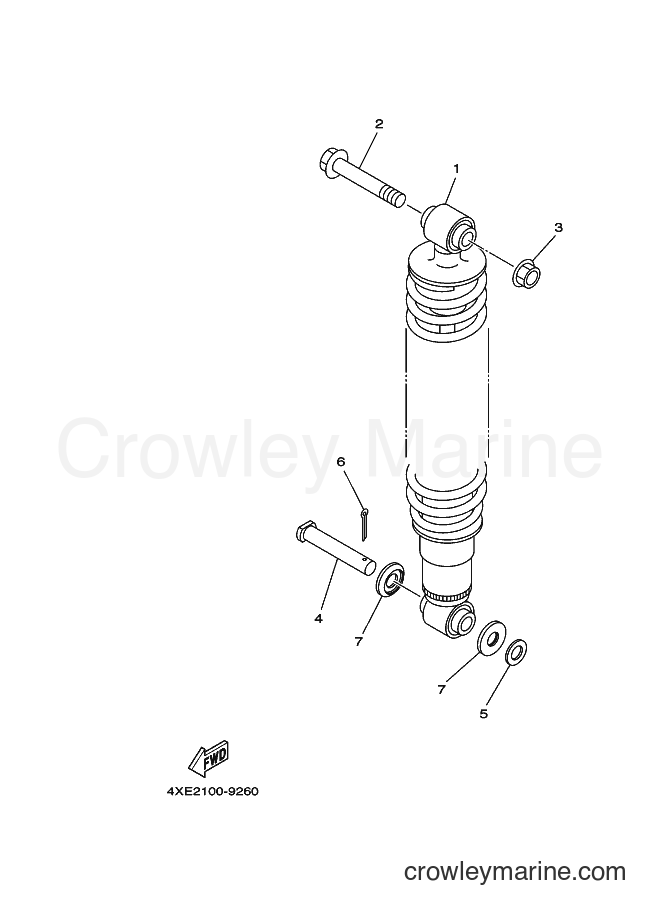 2004 ATV YFM250 - YFM250 (4XEN) [020] - REAR SUSPENSION