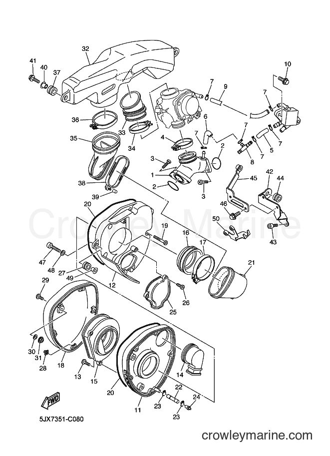 Yamaha Motors XVS125 (5JX7) [110] - INTAKE