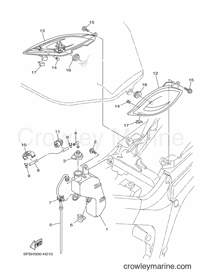 Yamaha Motors TDM900 (5PSH) [010] - SIDE COVER