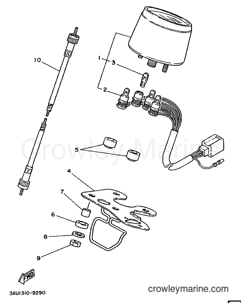 1989 Scooter FS1 - FS1 (3AU1) [999] - METER