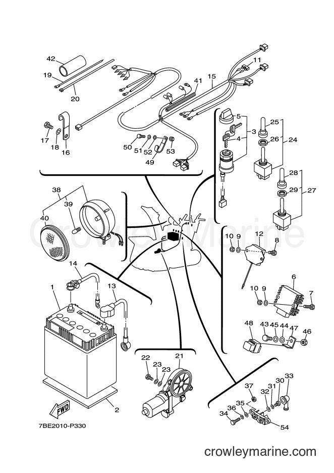 Yamaha Motors YT1280EX (7BE2) [010] - ELECTRICAL 1