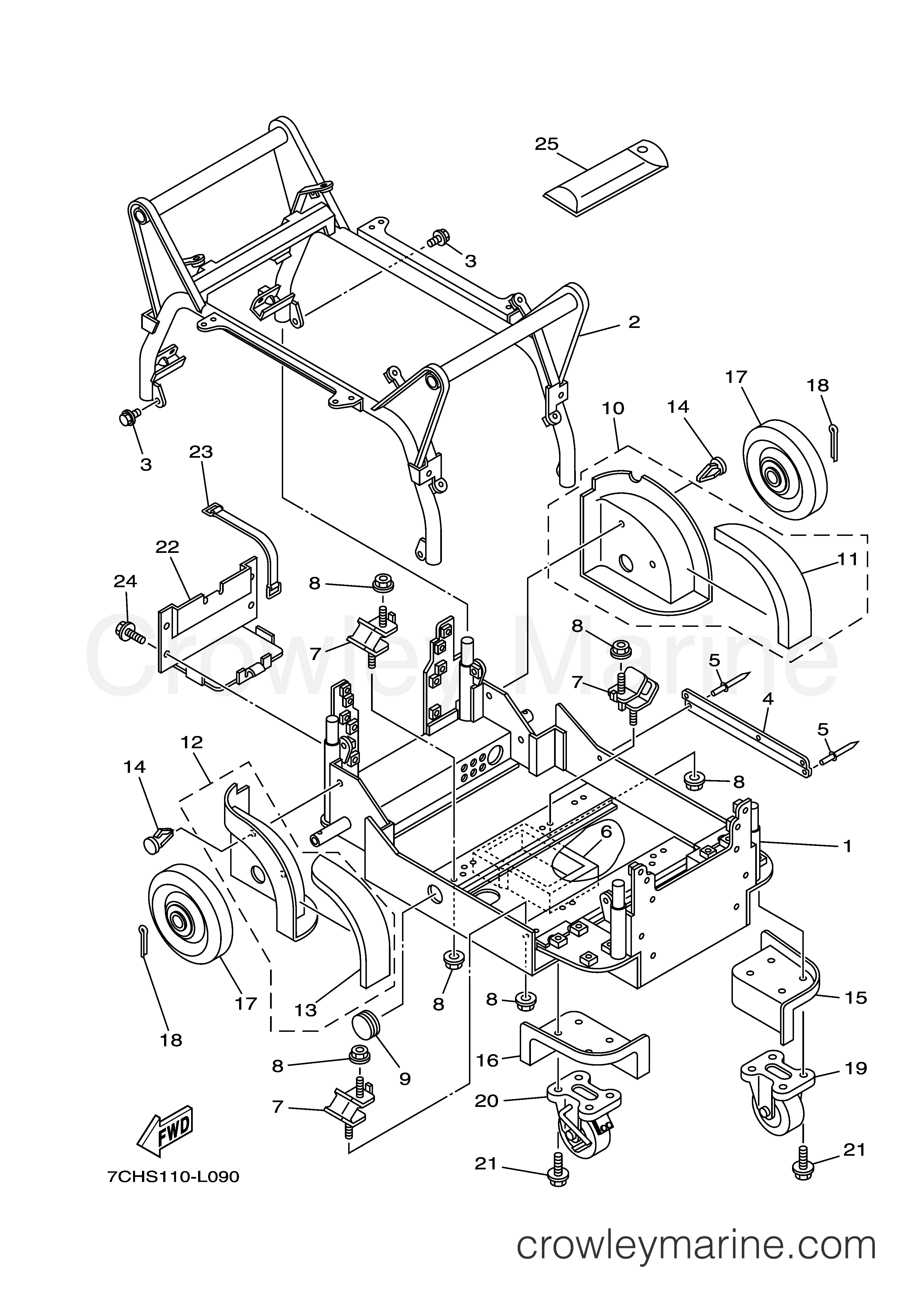 Yamaha Motors EF30ISEBQ - FRAME