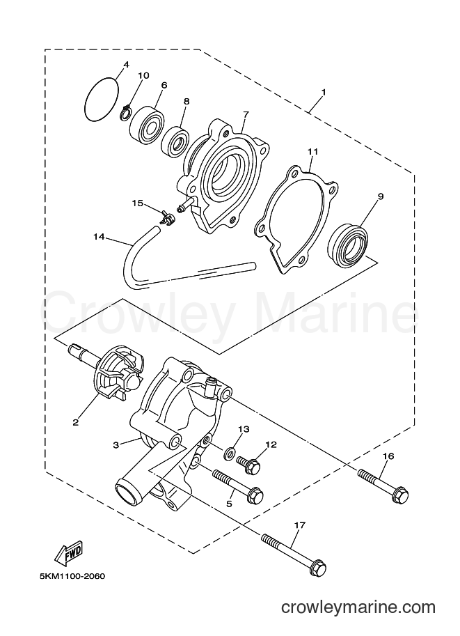 2004 ATV YFM660FWA - YFM660FWA (5KMS) [010] - WATER PUMP