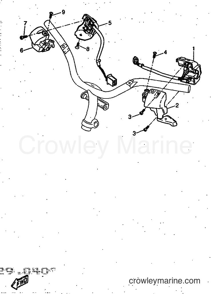 1997 Scooter YQ50 - YQ50 (5DR1) [999] - HANDLE SWITCH & LEVER