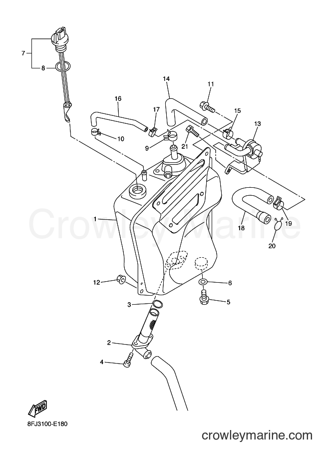 2006 Snowmobile RS10RS - RS10RS (8GH2) [010] - OIL TANK