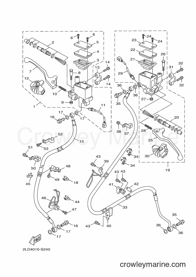 Yamaha Motors XC155 (2SW6) [010] - MASTER CYLINDER
