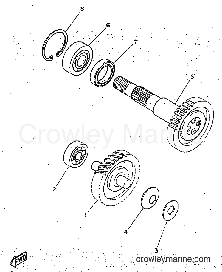 1998 Scooter YN50 - YN50 (5AD3) [99A] - TRANSMISSION