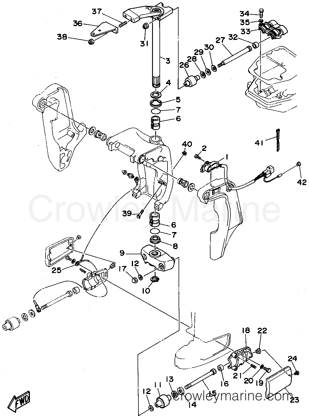 Yamaha Motors C85TLRS - BRACKET 2