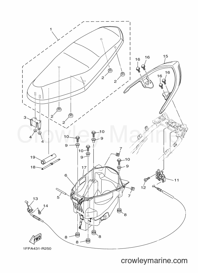 2016 Scooter T115FL - T115FL (1FPC) [010] - SEAT
