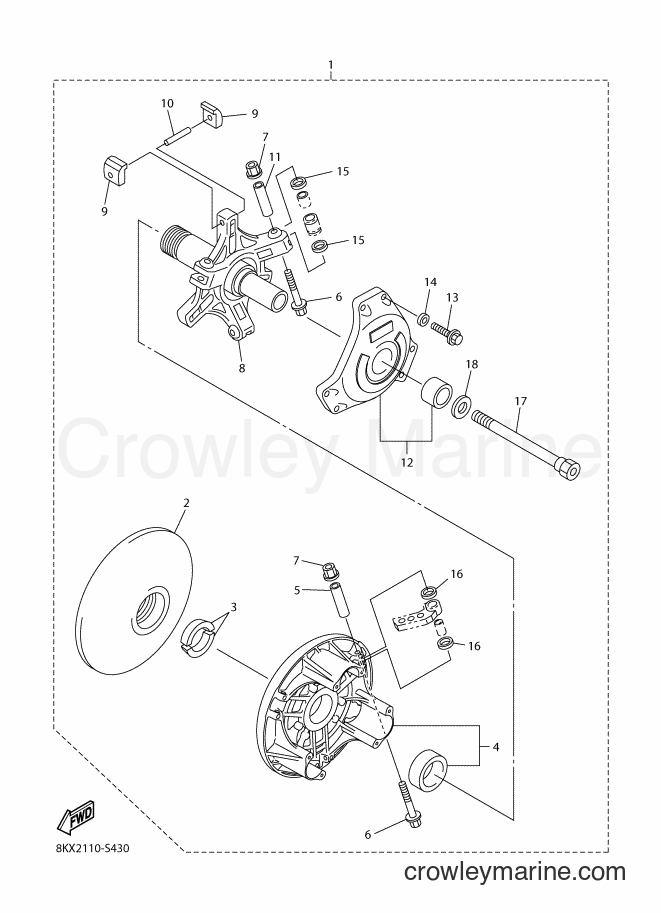 2017 Snowmobile VK540F - VK540F (8KX2) [020] - ALTERNATE REBUILD KIT
