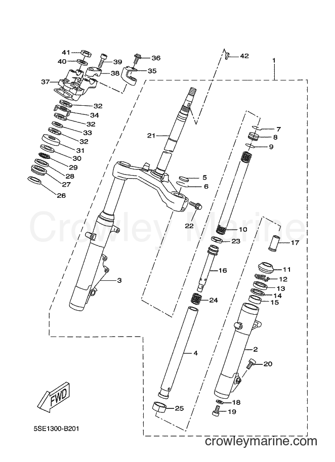 Yamaha Motors VP300 (5SE1) [040] - STEERING