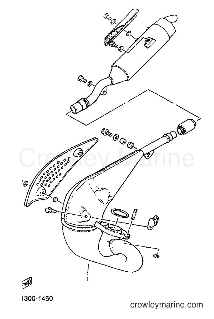 Yamaha Motors TDR125 (3XD1) [999] - EXHAUST