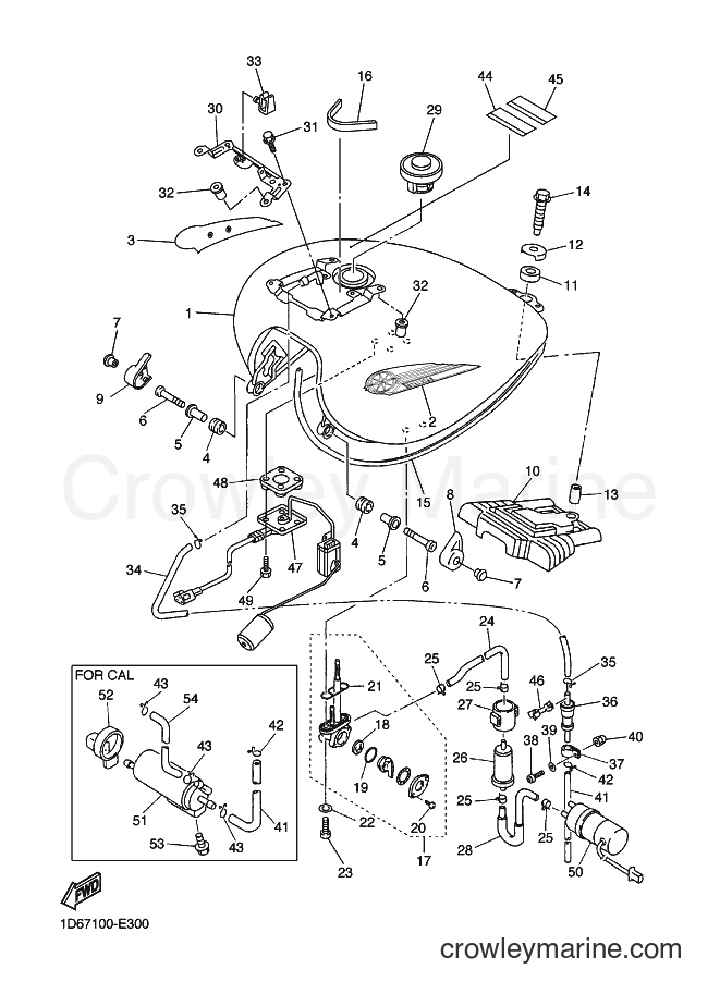 2007 Cruiser XVZ13CTS - XVZ13CTS (1D6F) [010] - FUEL TANK