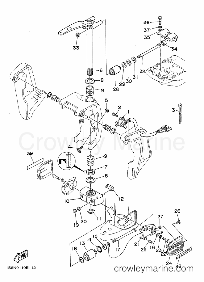 Yamaha Motors 150DETO (6N9) [020] - BRACKET 2