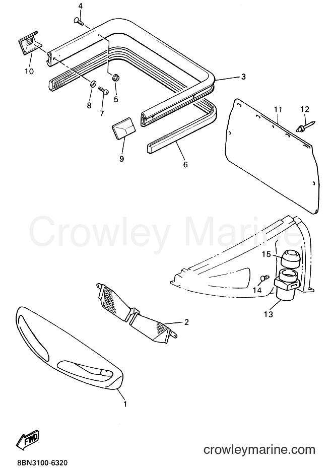 Yamaha Motors VX500DX (8CL2) [020] - BUMPER