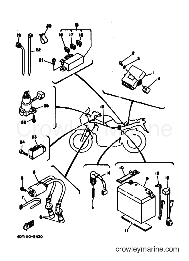 1992 Street Bike TDM850 - TDM850 (4DT3) [010] - ELECTRICAL 1