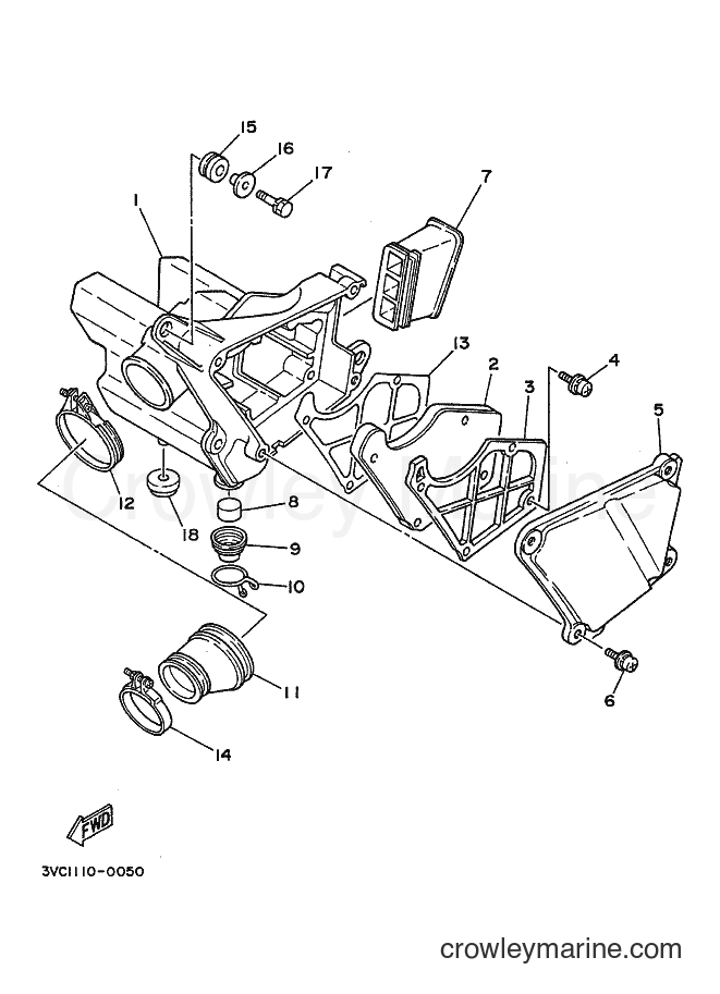 1991 Dirt Bike RT180 - RT180 (4BN1) [010] - AIR CLEANER