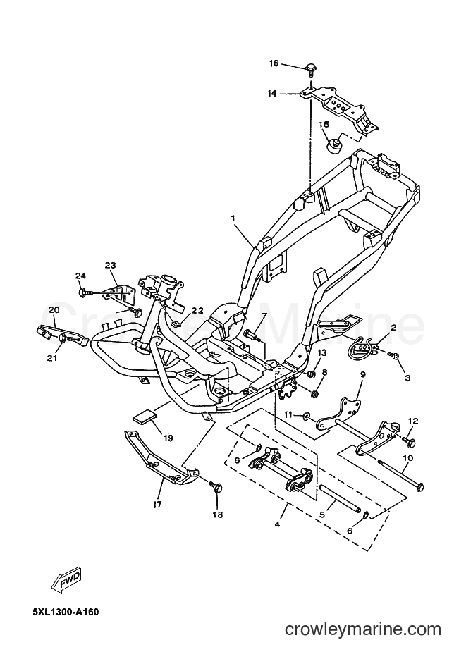 Yamaha Motors YP180E (5XM2) [060] - FRAME