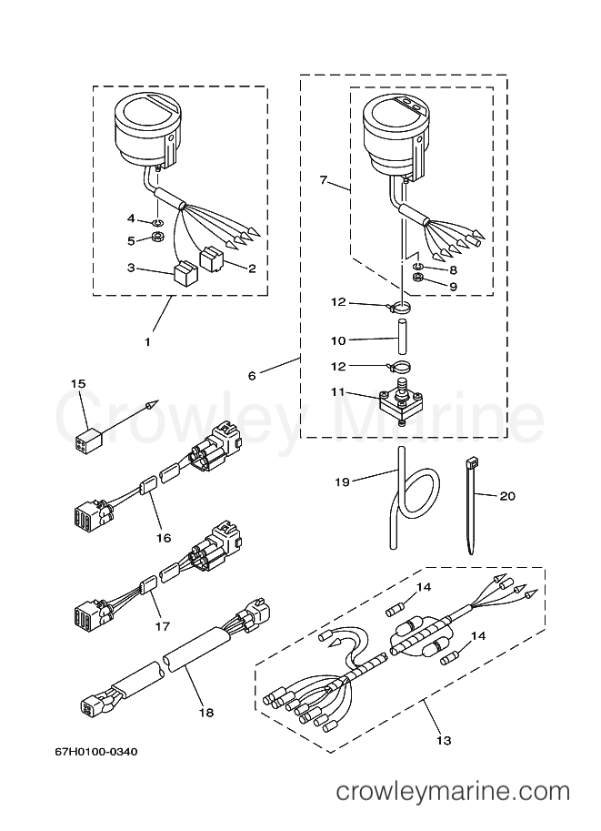 Yamaha Motors L200F (64H) [010] - METER