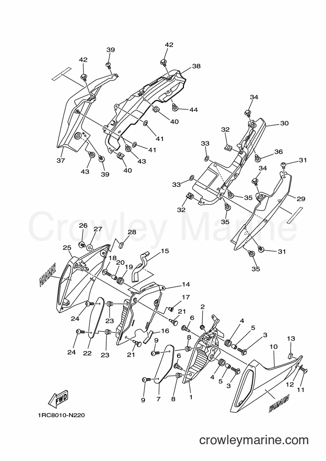 2014 Street Bike MT-09A - MT-09A (2DRC) [010] - SIDE COVER