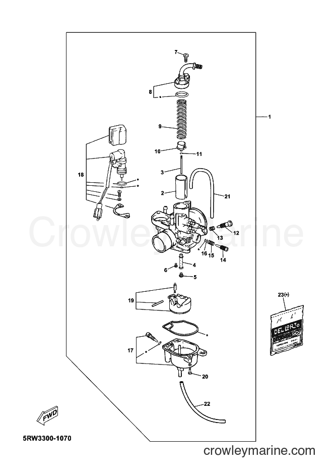 2003 Scooter CS50Z - CS50Z (5RW9) [090] - CARBURETOR