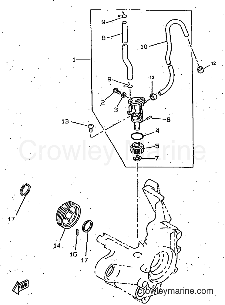 1998 Scooter CW50RSX - CW50RSX (4YF3) [999] - OIL PUMP
