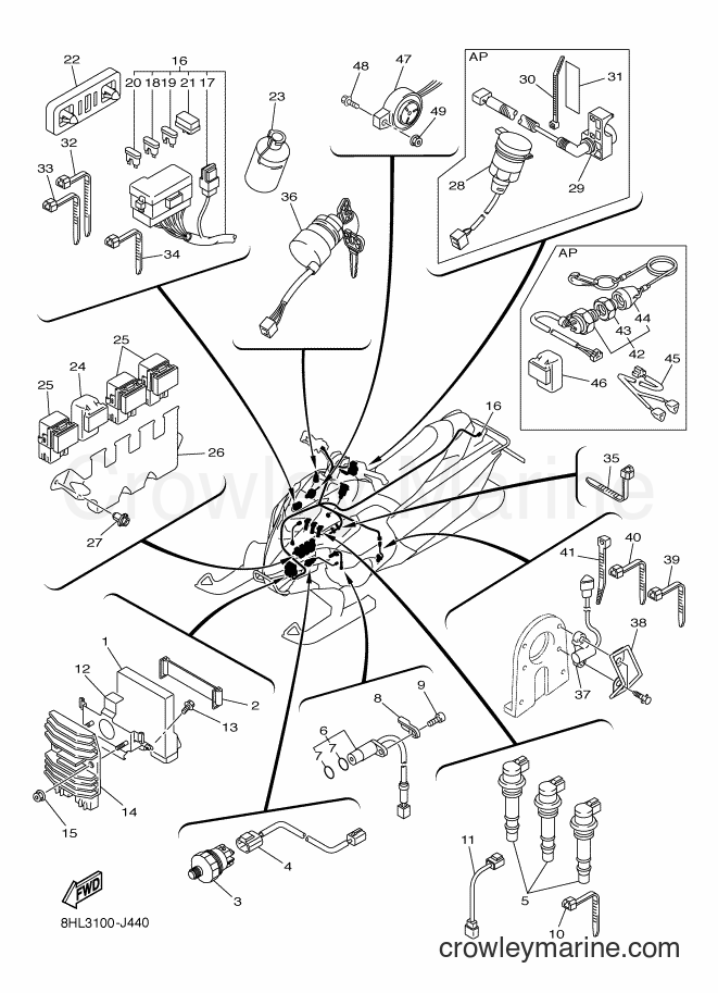 Yamaha Motors RFX10RSS (8HK4) [010] - ELECTRICAL 1