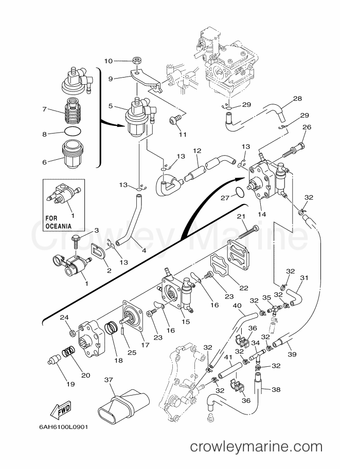 Yamaha Motors F15SEHA-2012 (6AG6) [090] - FUEL