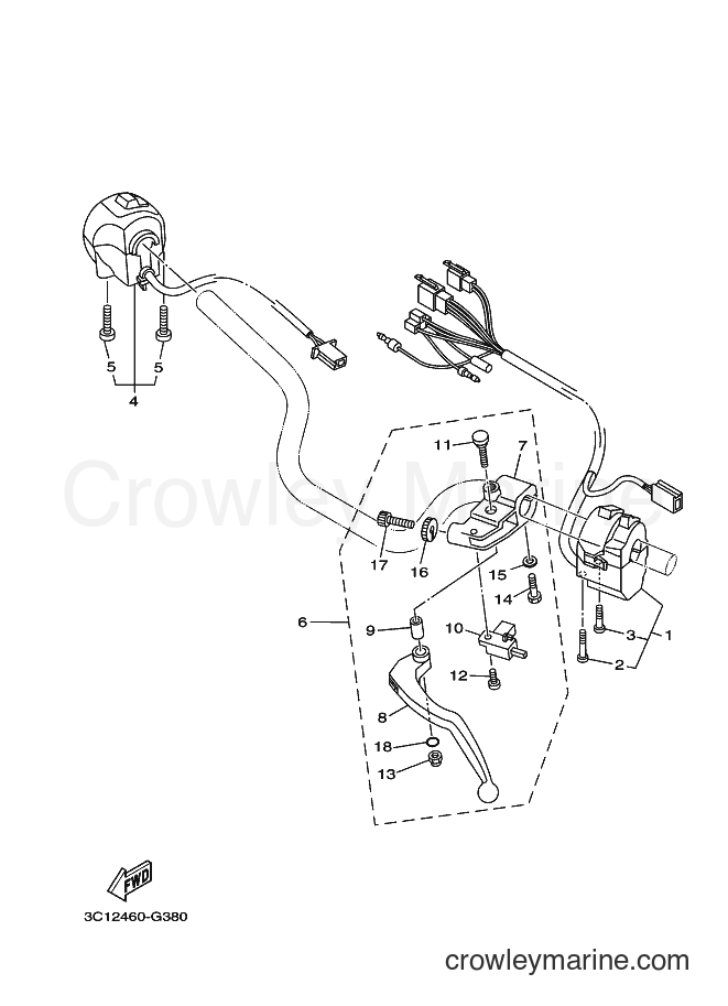 2011 Street Bike FZ150 - FZ150 (3C15) [010] - HANDLE SWITCH & LEVER