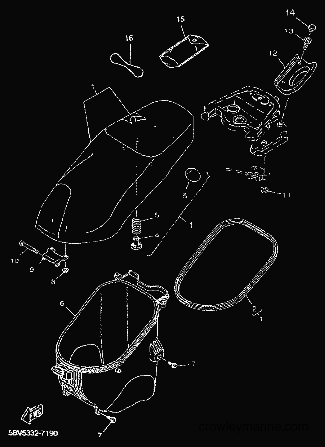 Yamaha Motors YN50 (5BV7) [010] - SEAT
