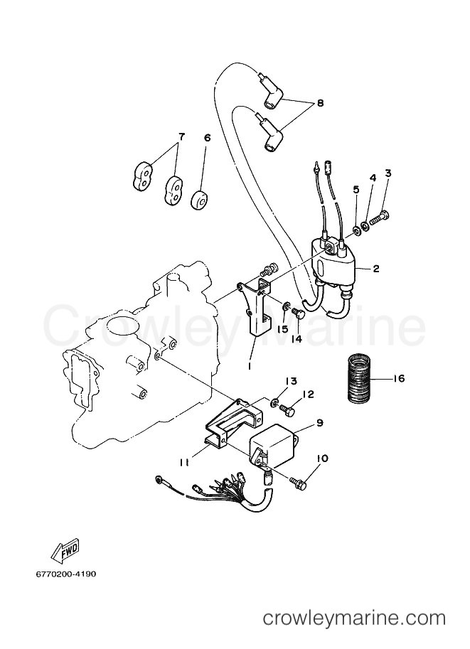 Yamaha Motors E8D (677) [030] - ELECTRICAL 1