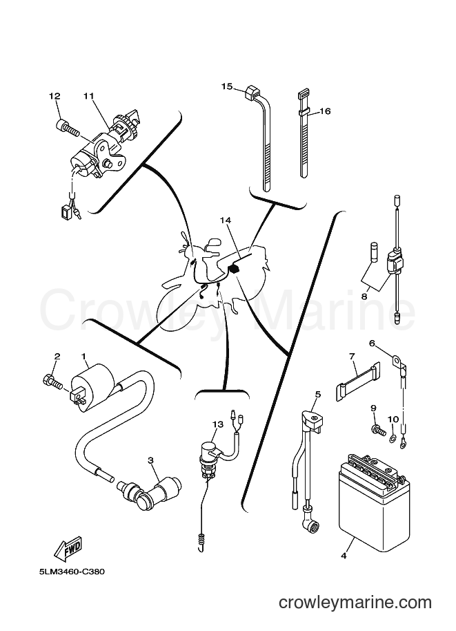 Yamaha Motors T105SE (5LM3) [010] - ELECTRICAL 1