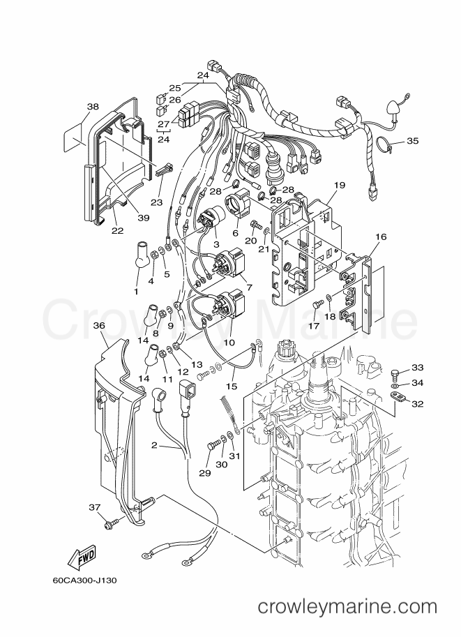 Yamaha Motors F100BETL (60CA) [160] - ELECTRICAL 2