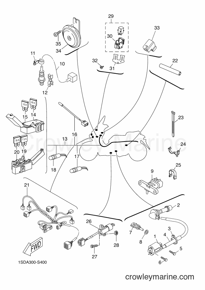 Yamaha Motors YP400RA (1SDA) [010] - ELECTRICAL 2