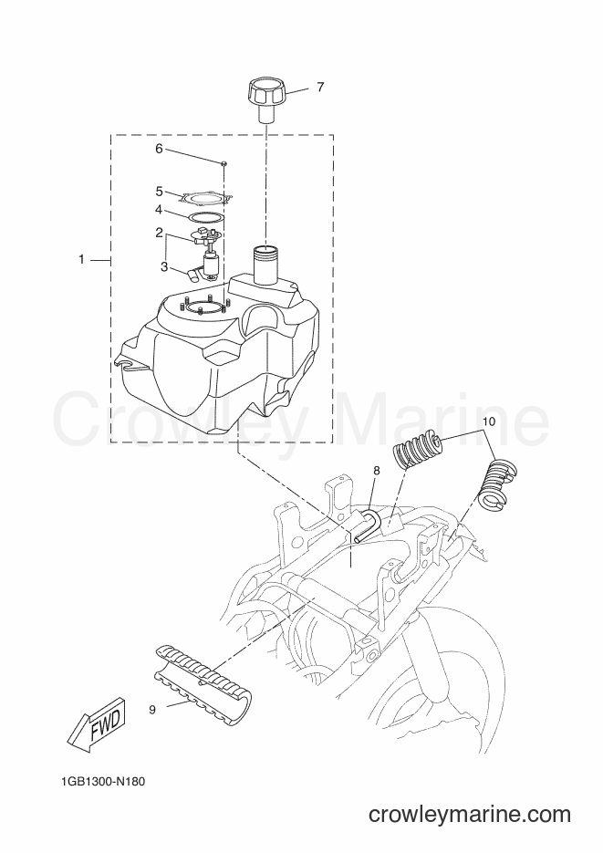 2018 Scooter NS50F - NS50F (1GB5) [080] - FUEL TANK