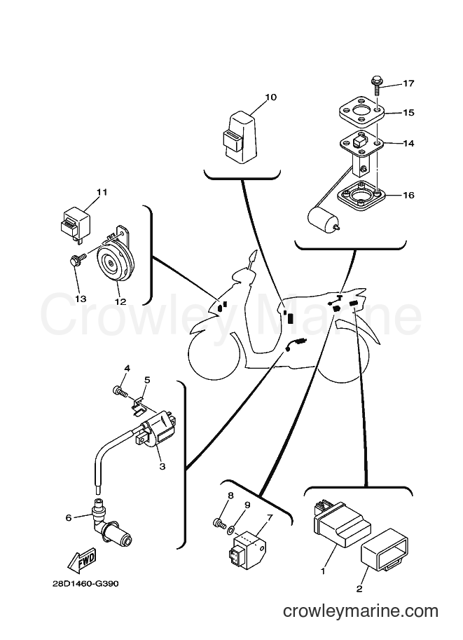 Yamaha Motors AL115C (28D2) [010] - ELECTRICAL 2