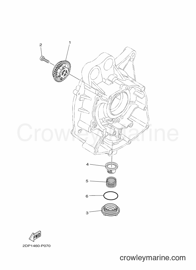 2017 Street Bike GPD150-A - GPD150-A (2DP6) [010] - OIL PUMP