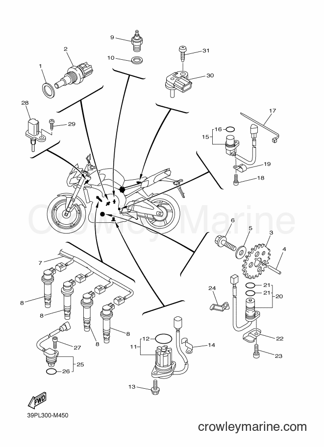 2013 Street Bike FZ8-N - FZ8-N (39PT) [010] - ELECTRICAL 1
