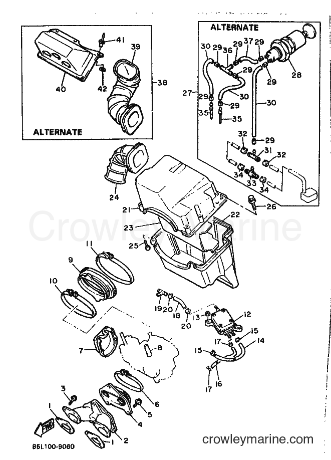Yamaha Motors CS340 (85N1) [010] - INTAKE