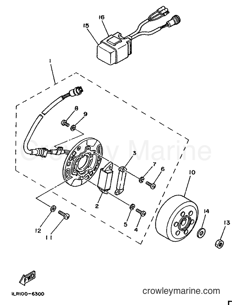 1987 Dirt Bike YZ80 - YZ80 (2JF) [999] - GENERATOR