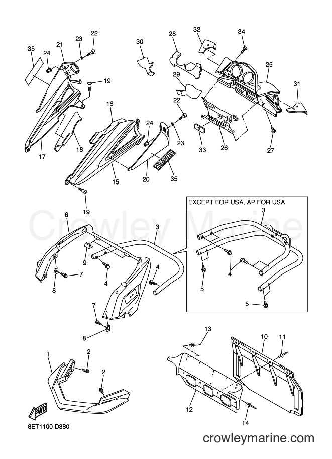2005 Snowmobile RS10VT - RS10VT (8ET2) [010] - BUMPER