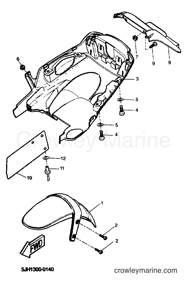 2001 Scooter EW50 - EW50 (5LH3) [010] - FENDER