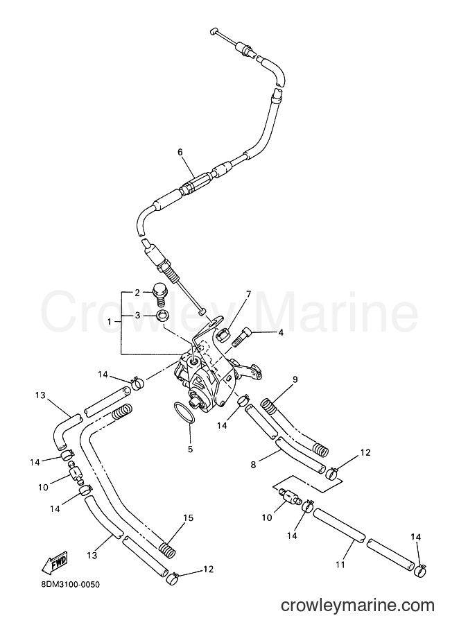 Yamaha Motors VT600 (8EB2) [020] - OIL PUMP