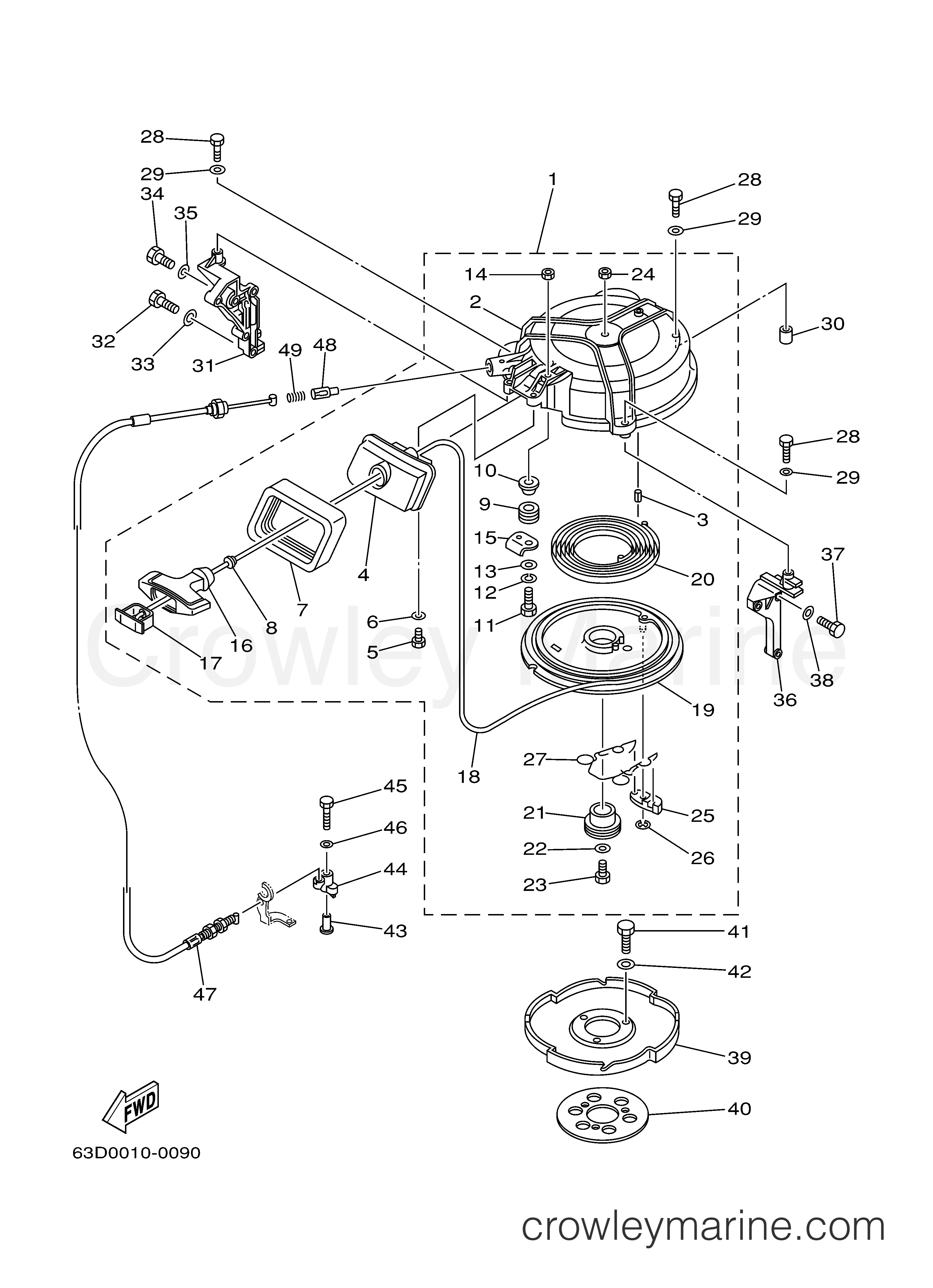 Yamaha Motors 40MLHZ - STARTER