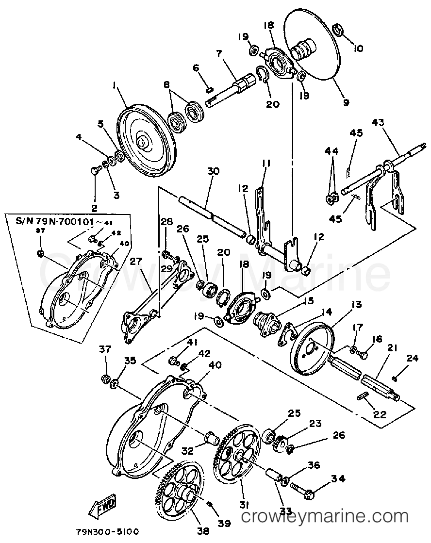 Yamaha Motors YS624T - TRANSMISSION 1