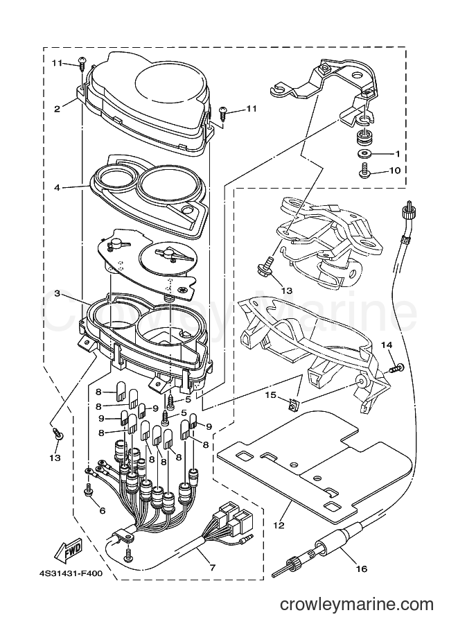 2007 Dirt Bike JT135 - JT135 (4S32) [010] - METER