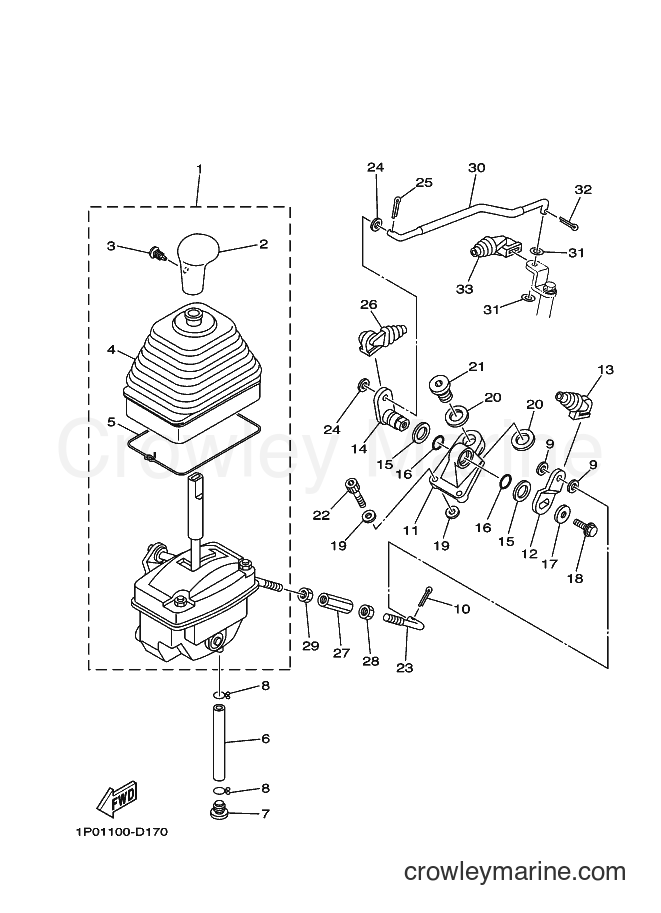 2005 ATV YFM250 - YFM250 (1P03) [010] - DRIVE SELECTOR