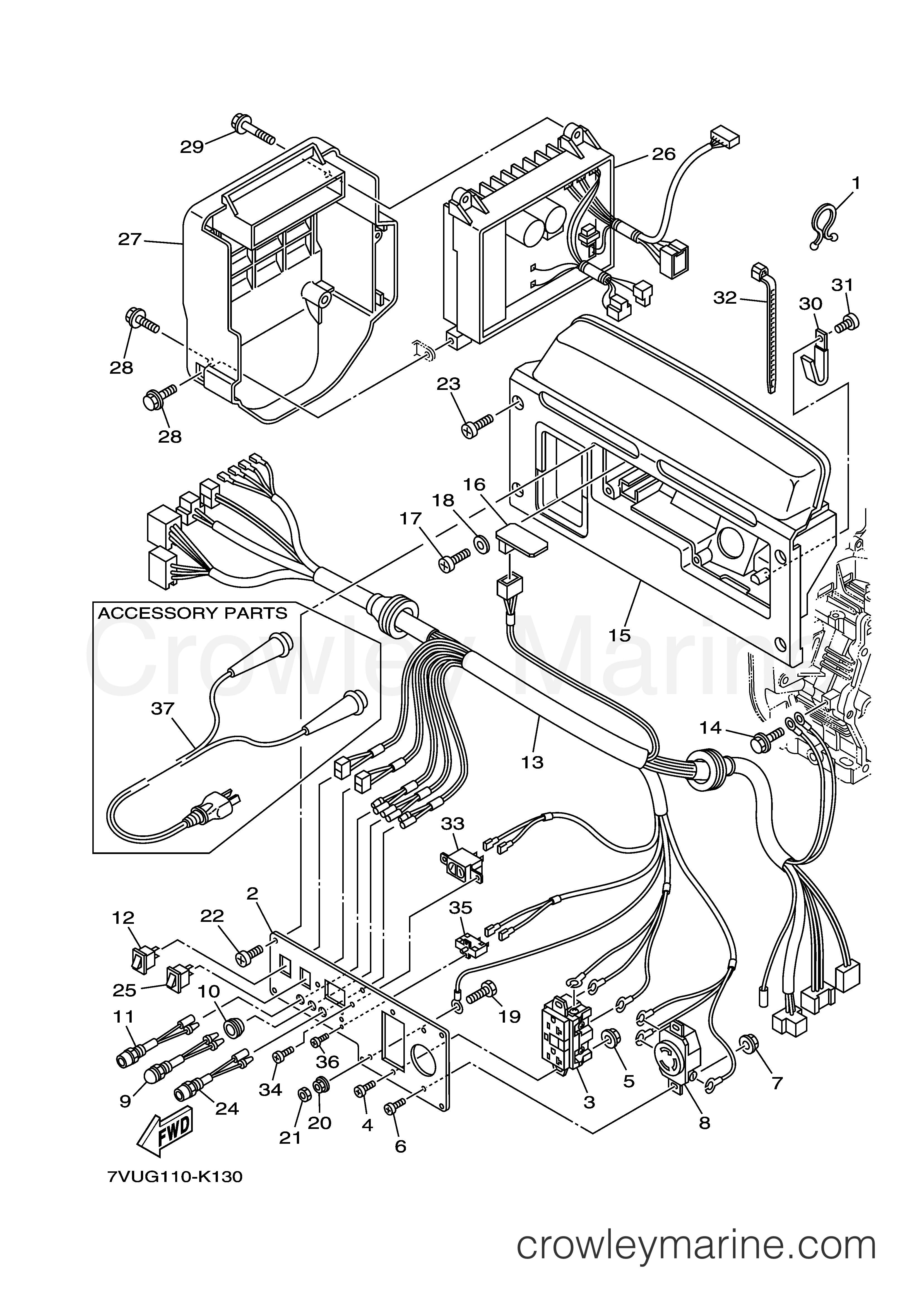 Yamaha Motors EF2800IM  (EF2800I) - CONTROL BOX